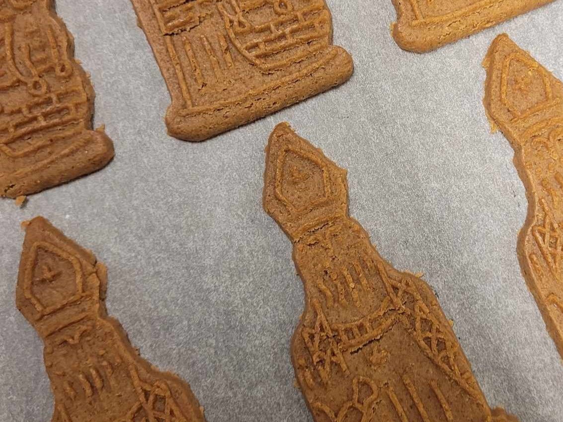 Bakken in spiegelbeeld voor Sinterklaas en speculaasvrijers 1