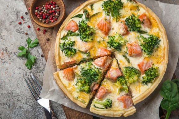 Quiche met gerookte zalm horeca webzine